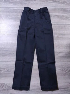 Lands End Pants Boys Size 7 Slim Black School Uniform 23" inseam Kids - Picture 1 of 9