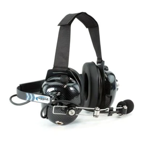 Behind the Head Carbon Fiber Two Way Headset, NASCAR Racing Motorsport IMSA - Picture 1 of 3