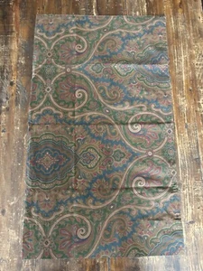 Vintage Ralph Lauren PARKER PAISLEY Pillowcase Standard BROWN, GRN, TEAL, RED - Picture 1 of 8