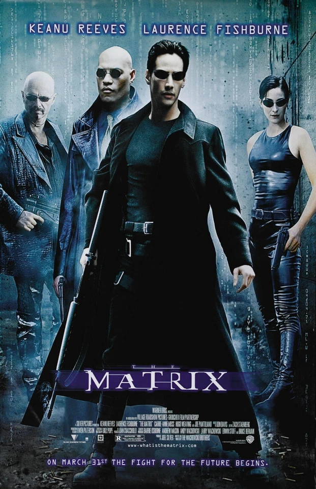 The Matrix Movie Poster Print (Style A): 11 x 17 inches - Keanu Reeves Poster - Bild 1 von 1