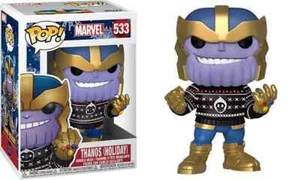 THANOS Funko POP! Suéter Feo Vacaciones Marvel Comics Navidad #533 ¡NUEVO! - Imagen 1 de 1