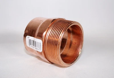 NIBCO 2" Wrot Copper Pressure Male Adapter C x MIPT W01300D