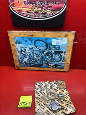 Pinza de freno Harley Jaybrake Jb 2 pistones cromada fundida pequeña resorte delantero PIEZAS Foto 1 de 4