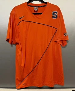 Herren Nike Elite Syracuse Basketball Kurzarm Aufwärmshirt Large Orange - Bild 1 von 5