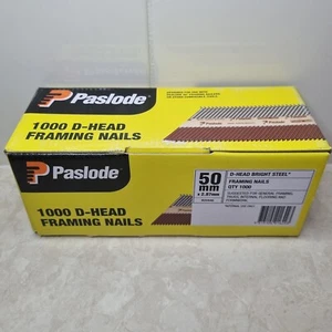 Paslode D Head Framing Nails Bright Steel, 30 Degrees 50 X 2.87 MM, QTY 1000 - Picture 1 of 5