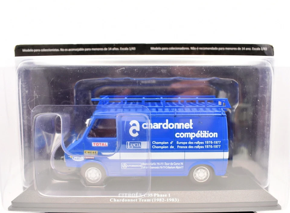 modellino auto camion rally scala 1:43 Citroen C35 phase 1 collezione modellismo - Immagine 1 di 1