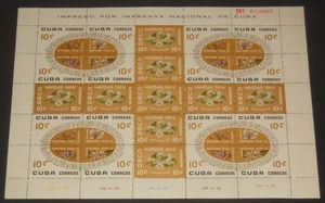 648-62 1960 Weihnachten Set 3 Blatt à 25 NH Tabak, Kaffee Mariposa - Bild 1 von 6