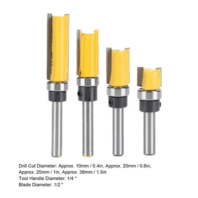 Ensemble De Fraises Haute Résistance Pour Une Coupe Précise Des Outils De - Photo 1/4