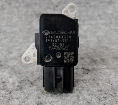 Medidor de flujo de aire másico Subaru Impreza WRX STi Forester MAF 2008-2020 22680AA380 OEM Foto 1 de 4