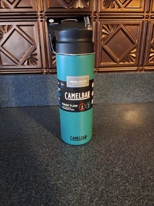 New CamelBak 16oz Forge Flow Vacuum Insulated Stainless Steel Travel Mug - Green - Picture 1 of 3