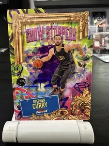 2024-25 Topps Finest Stephen Curry SSP Show Stoppers Purple X-Fractor 04/100 - Picture 1 of 3