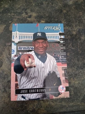 2003 Donruss Studio - Jose Contreras #55 (RC) - Image 1 of 2