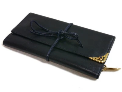 Auténtico estuche de joyería Cartier línea zafiro bolsa de cuero #5705 Foto 1 de 4