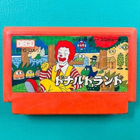 Donald Land Famicom FC Japan Game Cartridge Only Tested Rare McDonald's Retro