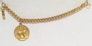 "PULSERA ""BULLRIDER"" ÚNICA DE COLECCIÓN Oro (Bronce Dorado) Réplica del Museo Alva - Imagen 1 de 4