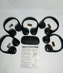 GM Cadillac BlueTooth Headphones BRAND NEW set of 5, Remote and Instructions - Picture 1 of 7