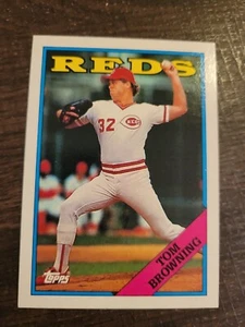 Carta Baseball Tom Browning #577 1988 Topps NM/M Reds - Foto 1 di 2