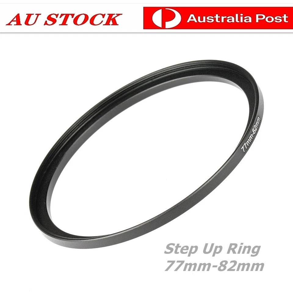 77mm-82MM Step Up ring For Lens77mm- Filter82mm UV CPL ND GND - image 1 of 1