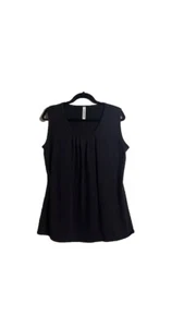 Cali USA - Brown Camisole Top with Front Pleats Sz L - Picture 1 of 5