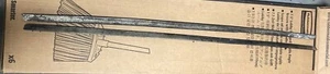 porsche 911 930 aluminum upper door moldings L R PAIR COUPE w/clips - Picture 1 of 6