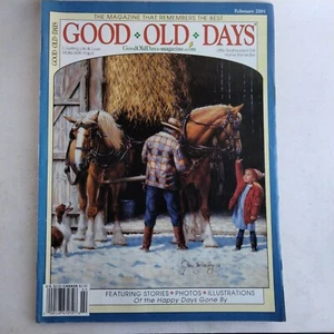 Good Old Days Magazine February 2001 According Life And Love Walks With Papa Lit - Picture 1 of 2