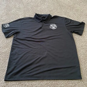 Nike Golf Dri Fit Mens Black ATS 1986 Short Sleeve Polo Shirt Size XL - Picture 1 of 8