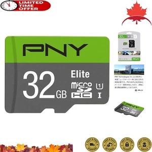 High-Speed 32GB microSDHC Flash Memory Card - Class 10 U1 for HD Recording - Photo 1 sur 10