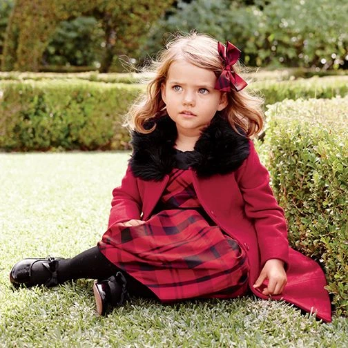 Nuevo con etiquetas Vestido Janie & Jack PRETTY IN PLAID 2T 2 3 4 6 Rojo Negro Seda Duppioni $109 Foto 1 de 2