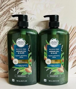 (2 Pack) Herbal Essences - ARGAN OIL & ALOE Repairing SHAMPOO 29.2 oz Each - Picture 1 of 2