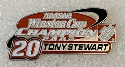 2002 Nascar Winston Cup Champion Tony Stewart Lapel Hat Pin - Home Depot - Image 1 of 4