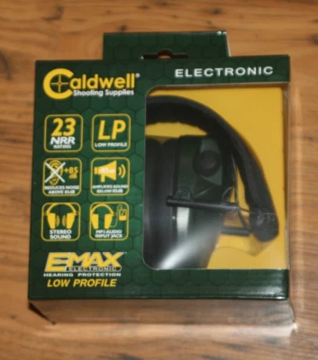 Caldwell E-Max Low Profile Electronic Hearing Protection Ear Muffs - 487557 - Image 1 of 4