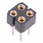 5 x 4 Pin Double Row Turned Pin Socket Connector 2.54mm