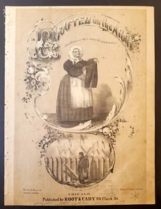 SHEET MUSIC - CIVIL WAR - GRAFTED INTO THE ARMY. 1862. - Picture 1 of 1