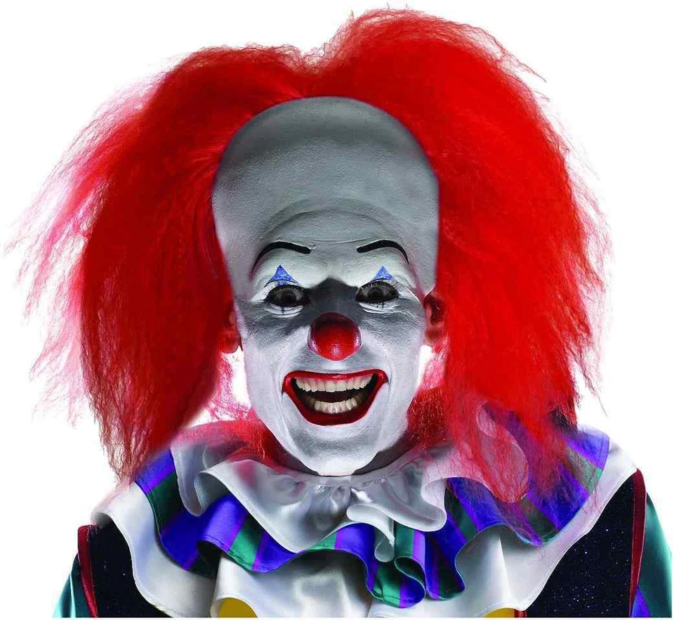 Pennywise Wig It 电影恐怖小丑装扮万圣节成人服装配件 — 第 1/1 张图片