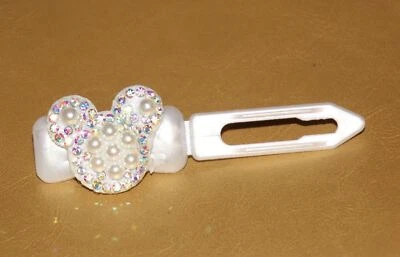 S-1895 Angeldog Hundefellspange Haarschleife fester Halt Haarspange Hund klein