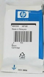 OEM Genuine Original HP 65 Black Printer ink Cartridge for Deskjet ENVY AMP New - Picture 1 of 2