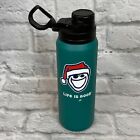 Life Is Good Christmas Jake Santa Widemouth 32Oz Water Bottle Stainless Steel