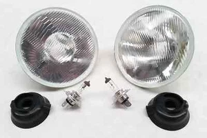 7 INCH HEAD LAMP LIGHT H4 2 BULBS INCLUDED FIT FORD FALCON XR XT XW XY GT - Picture 1 of 4