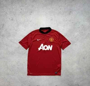 Nike FC Manchester United Soccer Jersey 2013/2014 Y2K - Picture 1 of 13