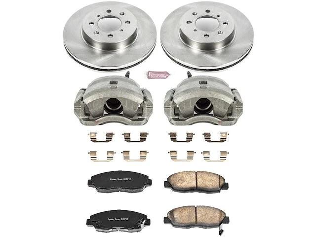 Kit de pastillas de freno delanteras y rotor para Honda Civic 2001-2005 2002 2003 2004 ZV761YY Foto 1 de 1