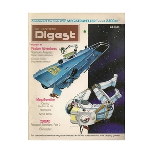 Digest Group Travellers' Diges #14 "Traveller & MegaTraveller Adventure Mag EX - Imagen 1 de 2