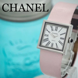 Chanel Women's Mademoiselle Square Pink Watch Classic Style - Picture 1 of 9
