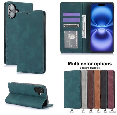 For Samsung Galaxy A55 A54 A25 A35 A15A72 Magnetic Leather Flip Card Wallet Case - Image 1 of 4