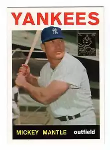 1996 Topps Mickey Mantle Reprint #14 New York Yankees HBV$6 Insert - Picture 1 of 1