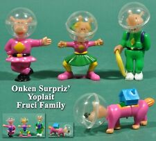 Onken Surpriz’ Yoplait 1994, 4 figurines Fruci Family