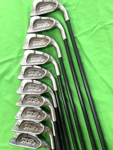 Ping Zing 2 Iron Set 3-PW+SW+LW Orange Dot Karsten 101 Regular Graphite Mens RH - Picture 1 of 18