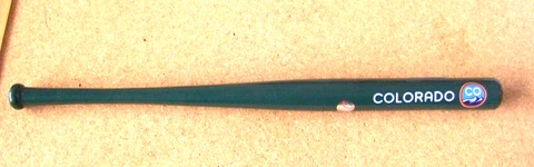 2023 Colorado Rockies mini bat green for the City Connect design MLB Cover