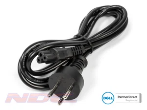 NEW Dell 2m Israel 3-Pin C5 Clover Power Cable 250V 2.5A - 0KJ337 - Picture 1 of 2