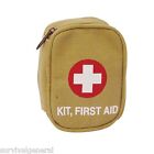 First Aid Pouch Bag Military Style Personal 1st Kit Coyote Brown Medic Canvas