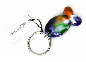 Sobral Brazil "The Fat Fish" Pollock Artist Made Key Chain - Picture 1 of 5